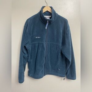 Columbia men’s Large fleece full zip jacket